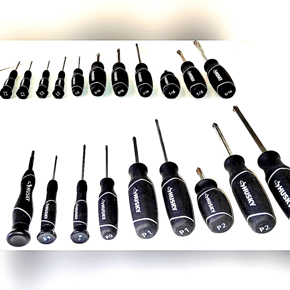 Set of Husky Screwdrivers